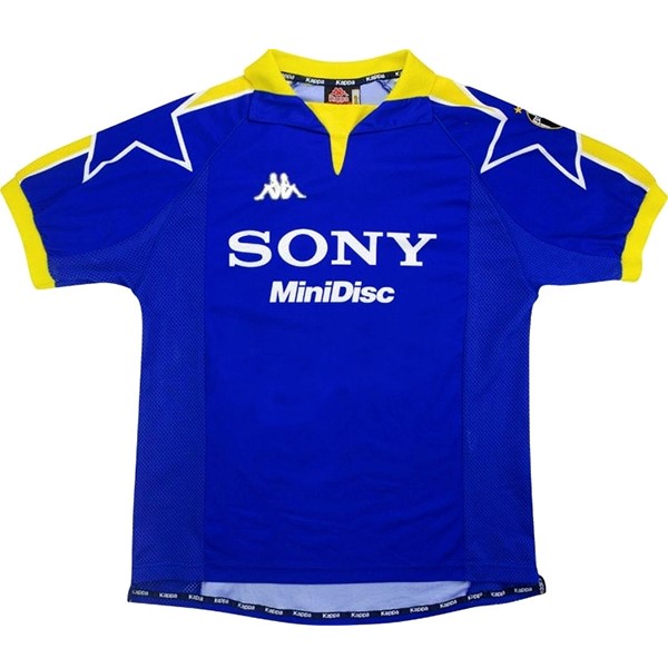 Camiseta Juventus Tercera equipación Retro 1997 1998 Azul